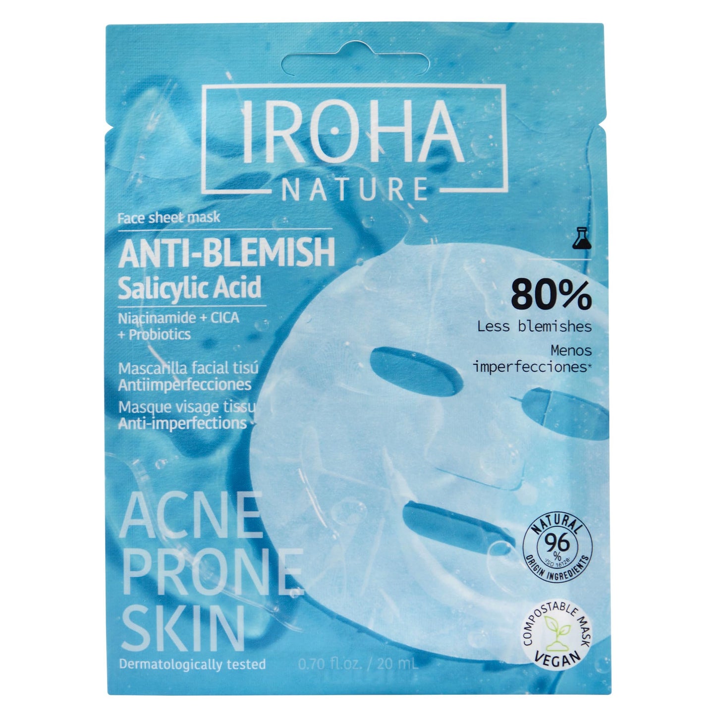 Iroha Nature - Sérum Anti-Imperfeições Ácido Salicílico 2% Niacinamida 3,5%