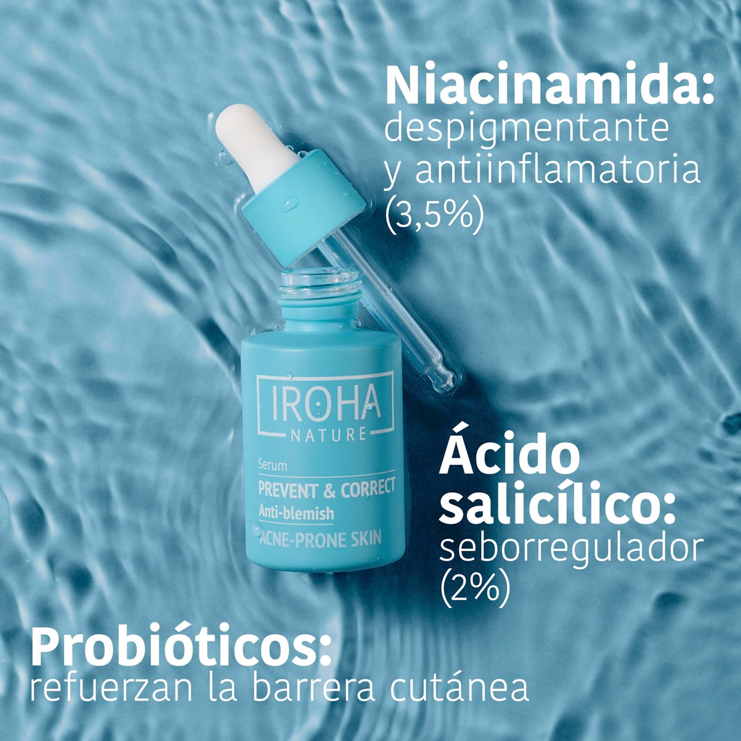 Iroha Nature - Sérum Anti-Imperfeições Ácido Salicílico 2% Niacinamida 3,5%