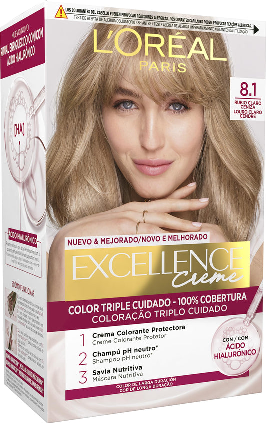 Tinta Permanente Excellence L'OREAL Paris - 100% Cobertura