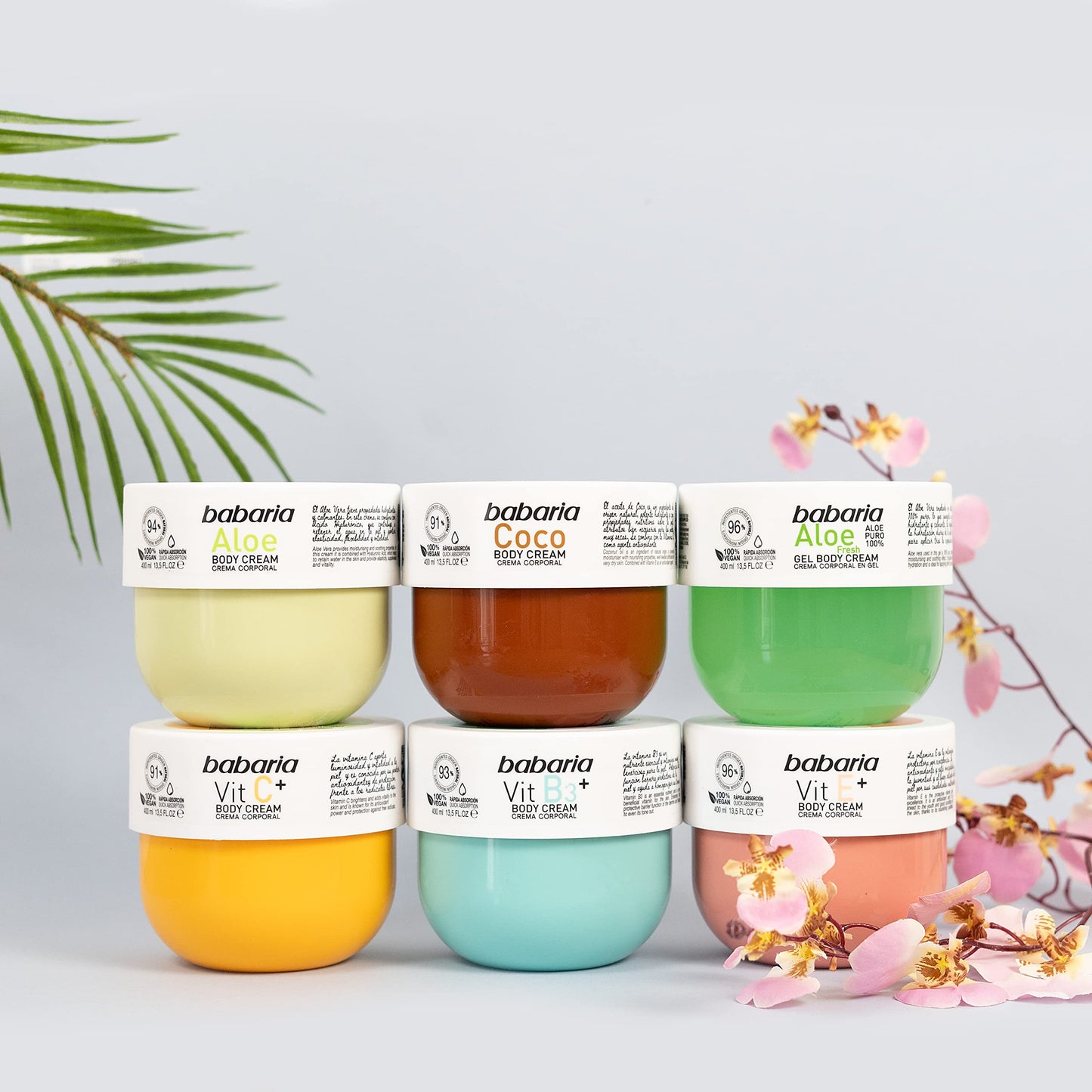 Babaria Creme Hidratante Corporal de Coco 400ml (Pack de 2)