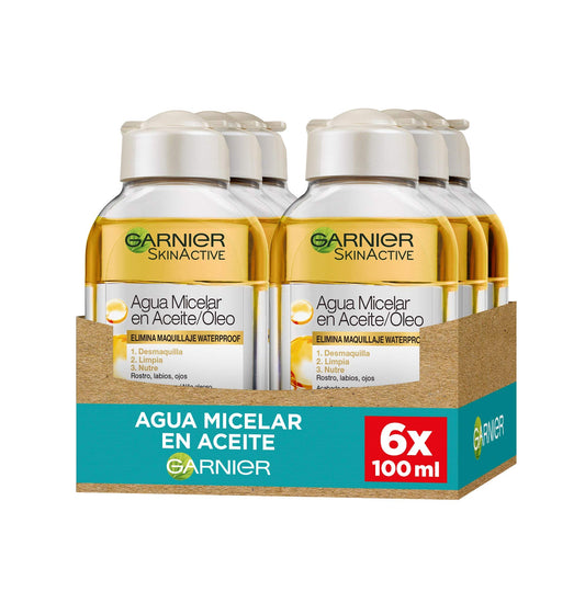 Garnier Skin Active Agua Micelar em Óleo, Pack 2x400ml +1 x100ml