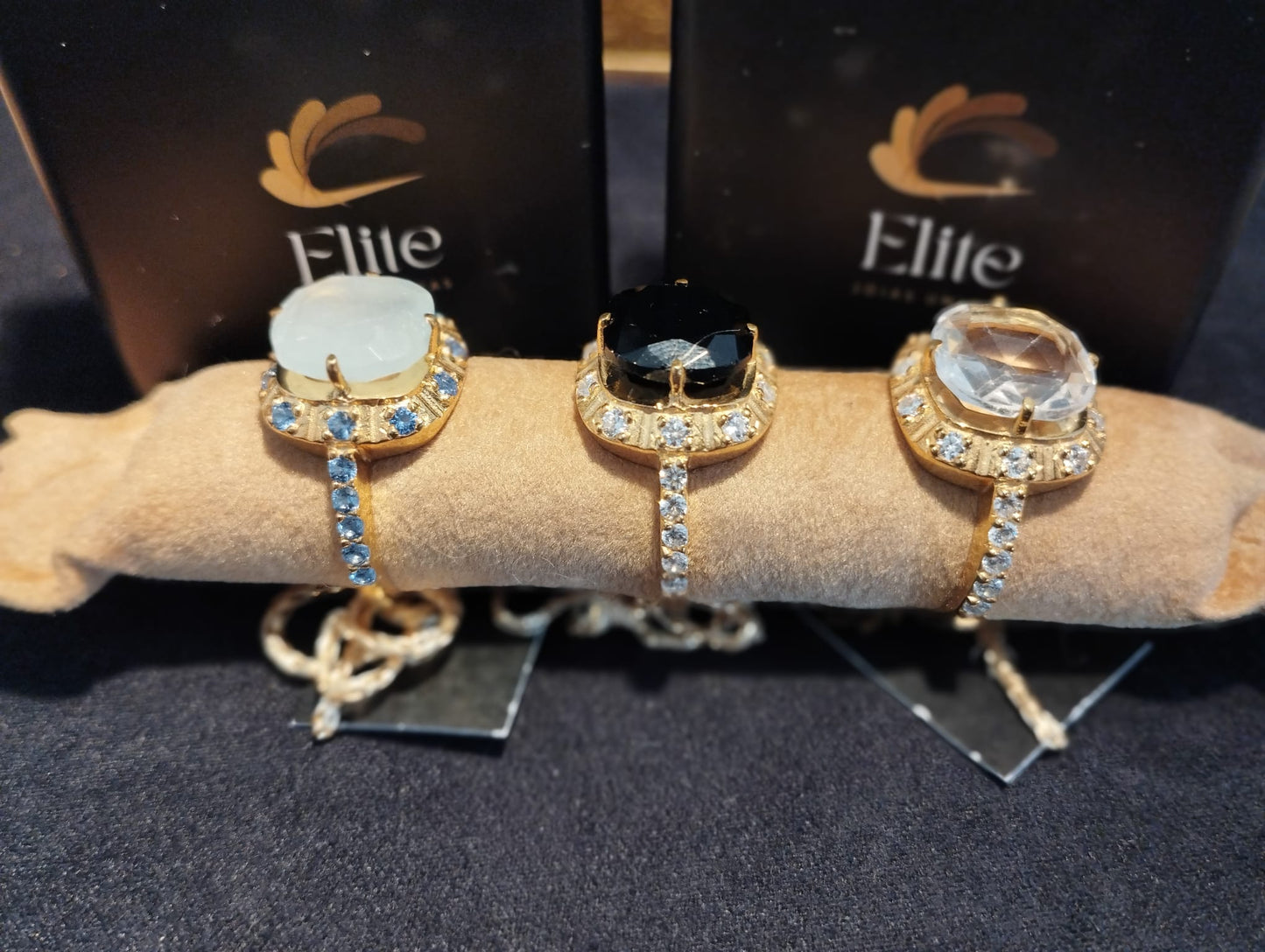Anel Elite Ónix -  colecção Elegance