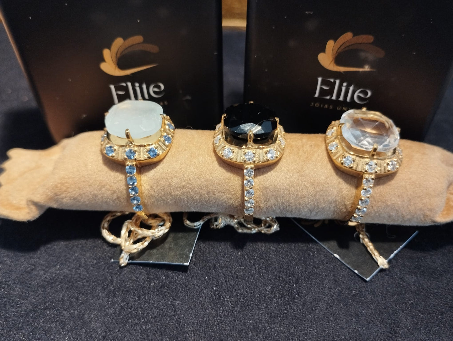Anel Elite Ónix -  colecção Elegance