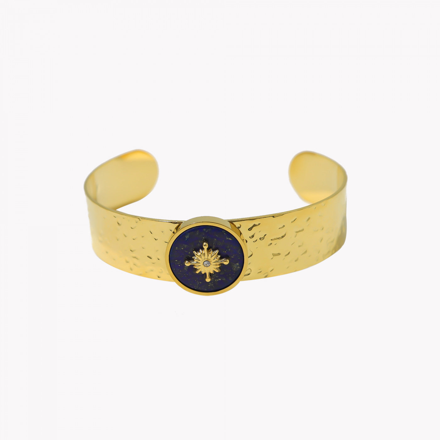 Pulseira rígida aço com textura sol