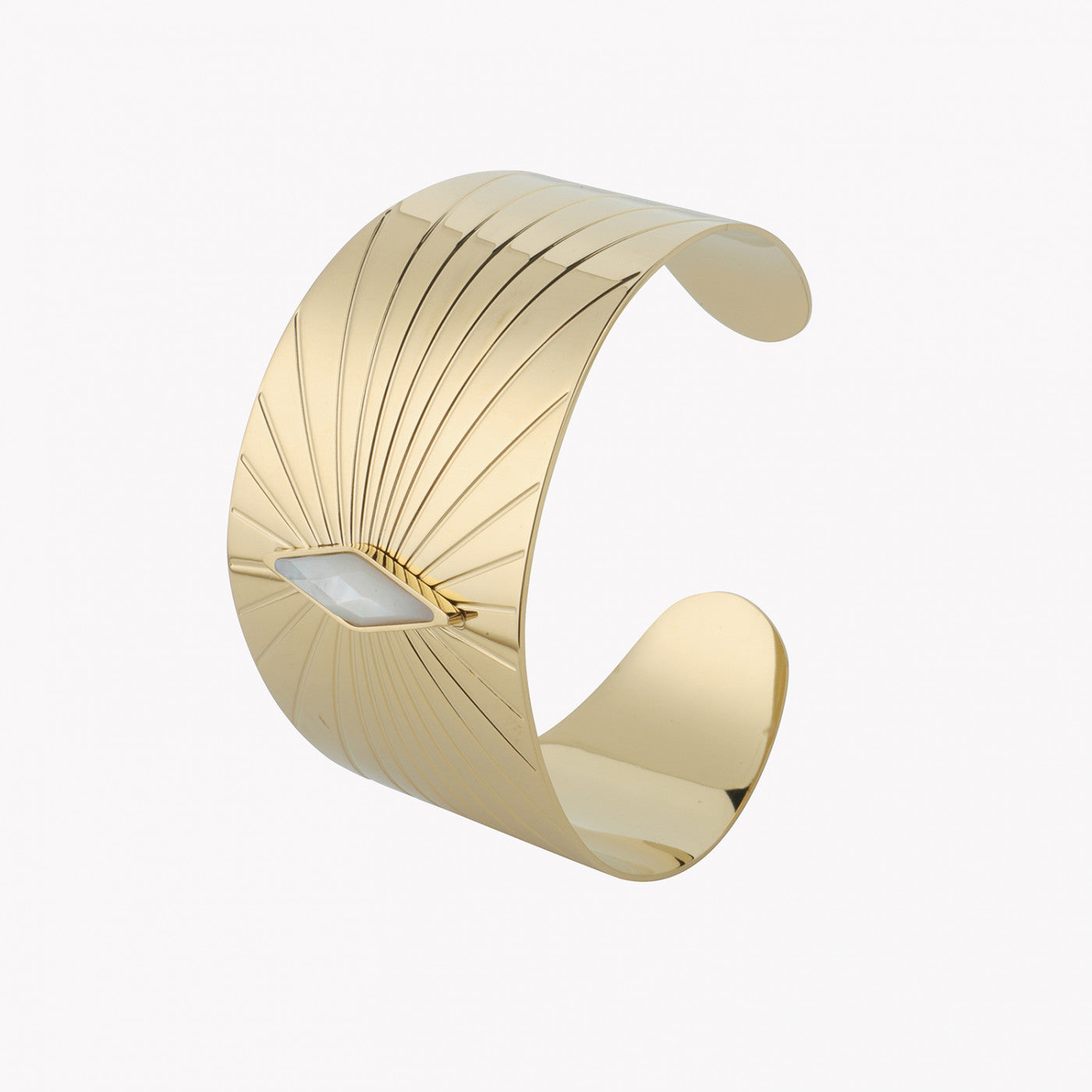 Pulseira rígida aço losango