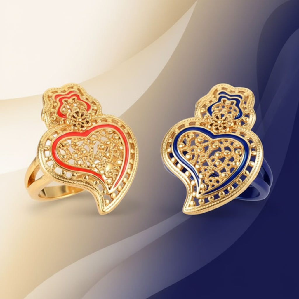 Banner Anel Alma semi jóia coração de Viana