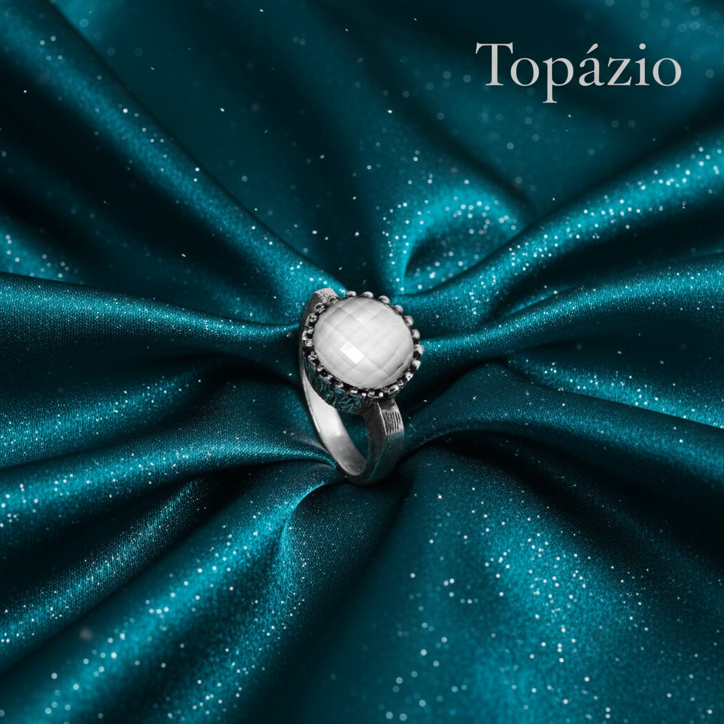 Banner Anel C'haiu Topázio - Turquesa