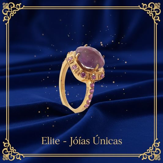 Banner Anel Elite Ametista - Elite - Jóias Únicas