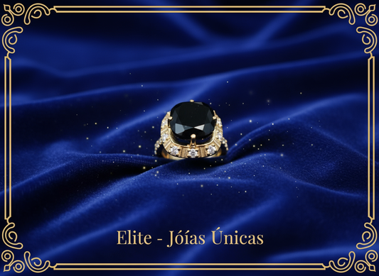 Banner Anel Elite Ónix - Elite - Jóias Únicas