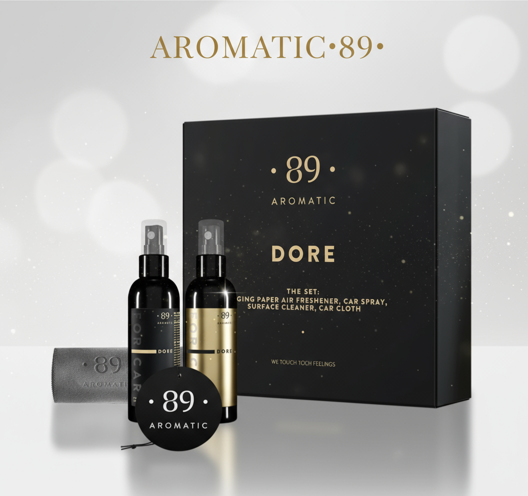 Banner AROMATIC•89• Conjunto de Cuidados com o Carro