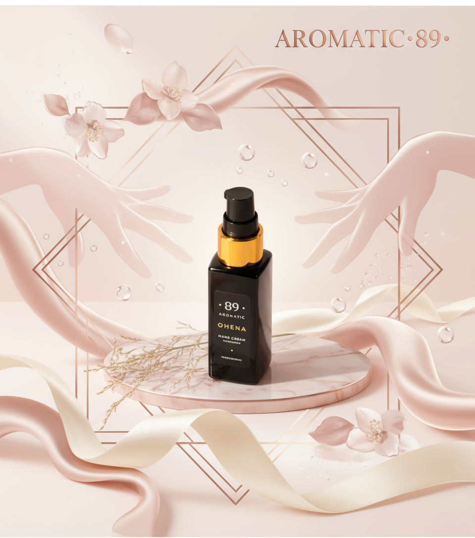 Banner AROMATIC•89• Creme Mãos - Apenas Logo