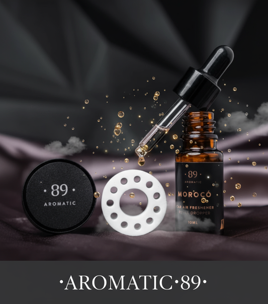 Banner AROMATIC•89• Gotas Purificador de Ar para Carro