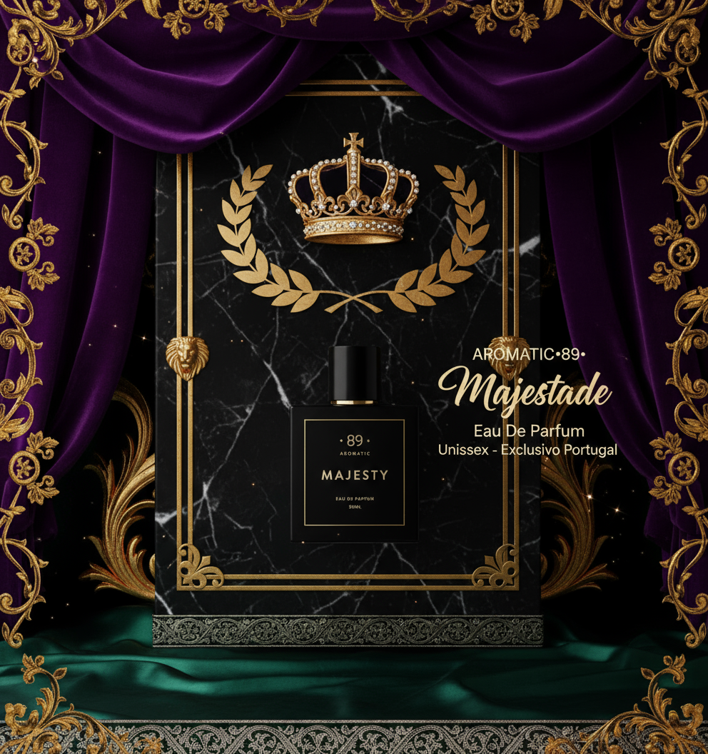 Banner AROMATIC•89• Majestade Eau De Parfum Unissex - Exclusivo Portugal