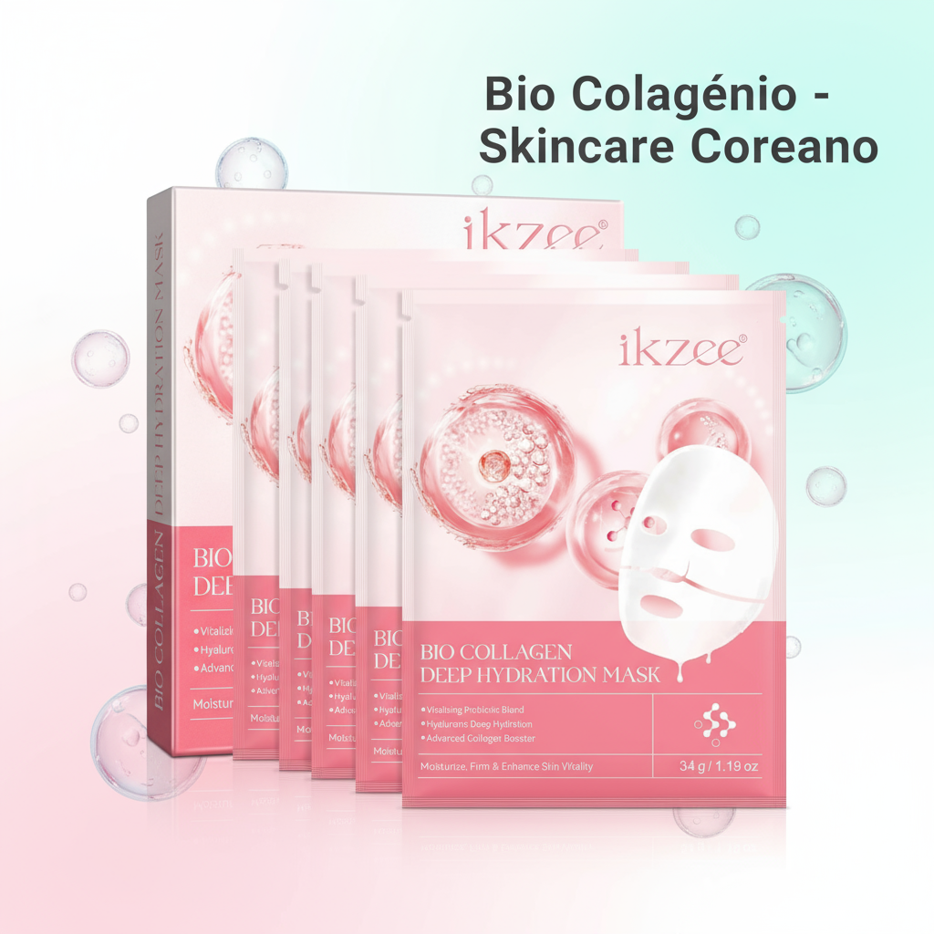 Banner Bio Colagénio - Skincare Coreano 4 peças