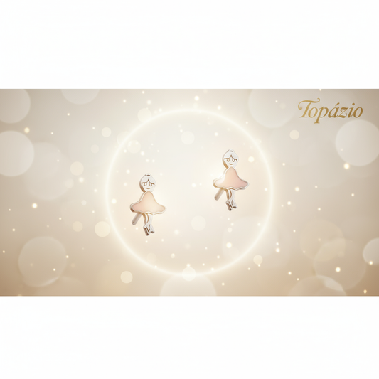 Banner Brincos Bailarina Infantil Topázio