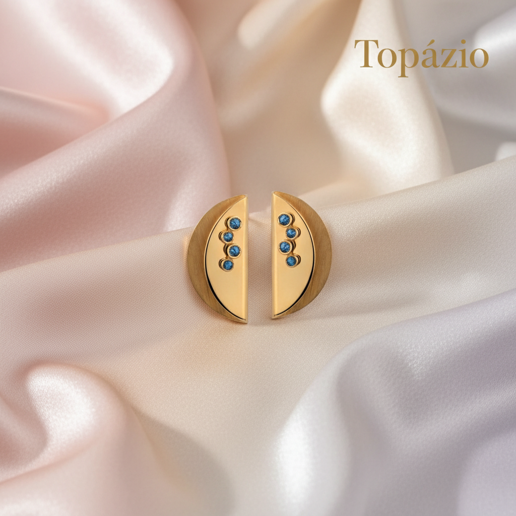 Banner Carmo Joalheiros - Brincos Rivière Dourados