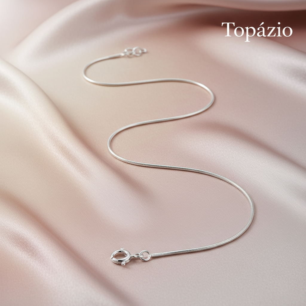 Banner Carmo Joalheiros - Corrente Prata Rabo de Rato