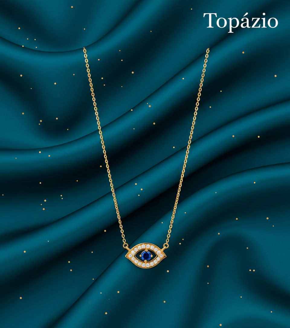 Banner Colar Olho Turco - Topázio