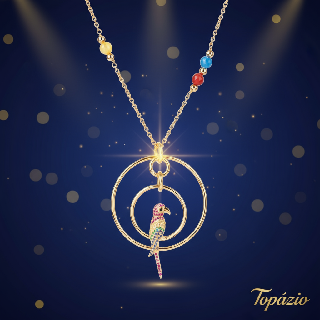 Banner Colar Papagaio Topázio