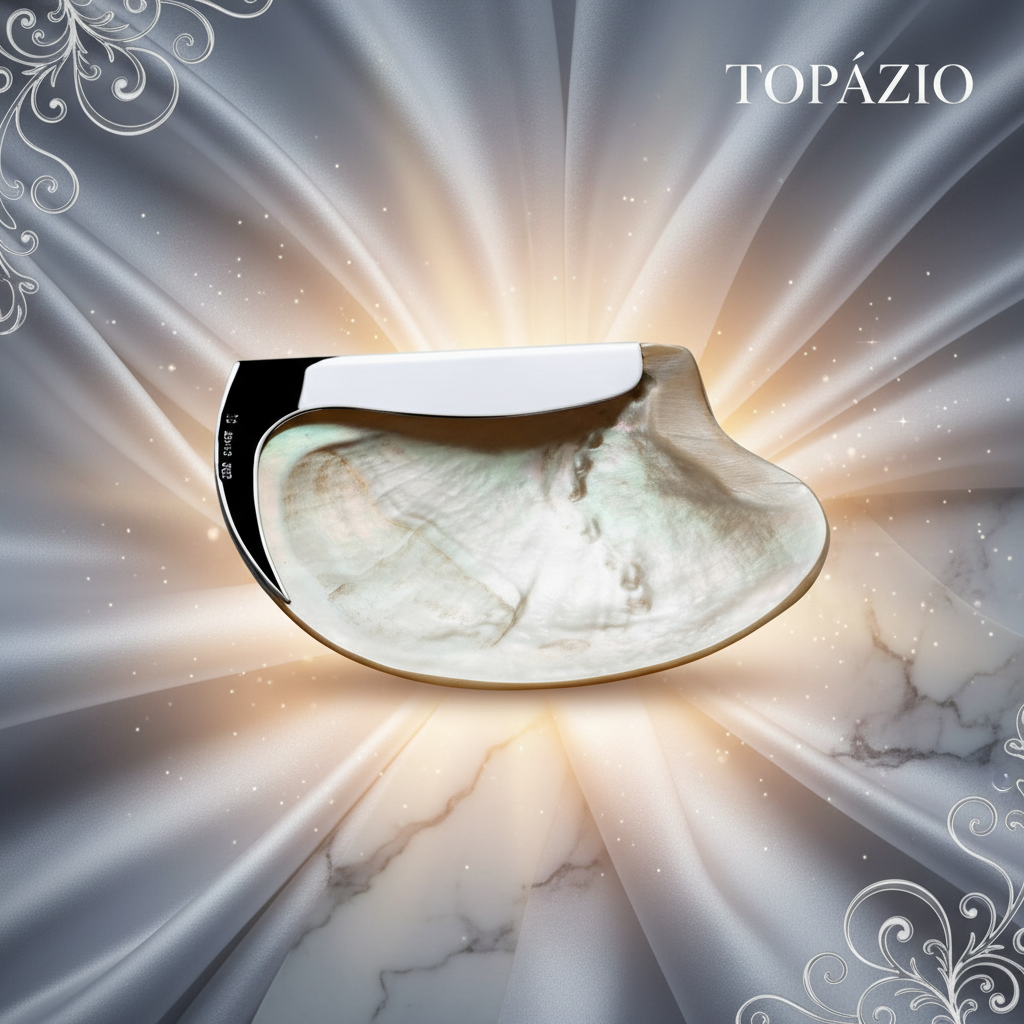 Banner Concha Batismo Prata Madrepérola