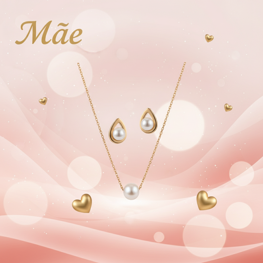 Banner Conjunto Mãe - Aço com imagem real