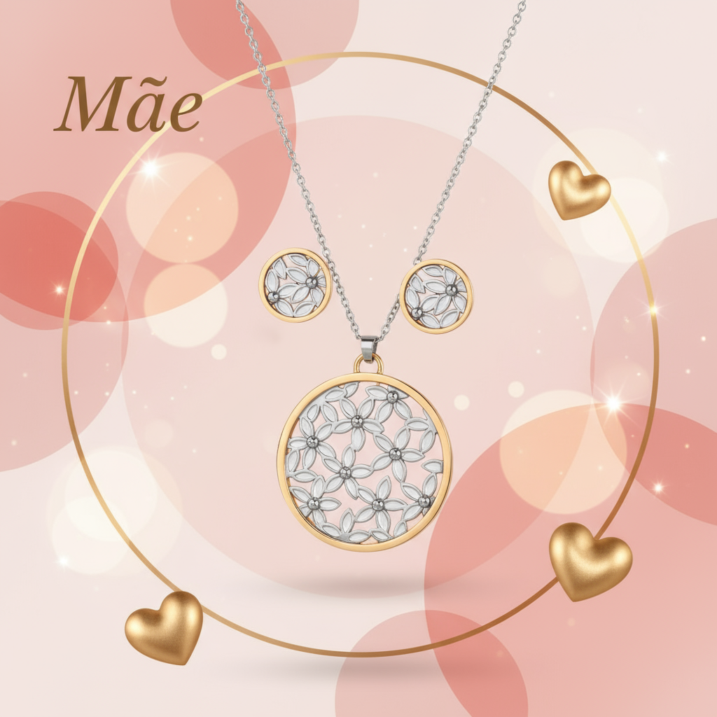 Banner Conjunto Mãe - Aço