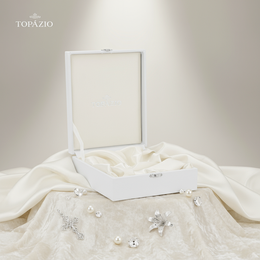 Banner Estojo para Concha Batismal Forro de Cetim