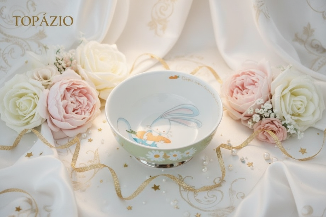 Banner Taça Porcelana Coelhinho Infantil