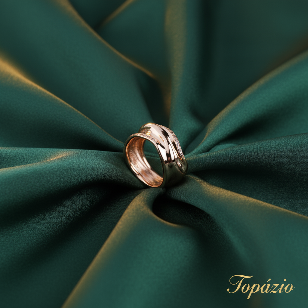 Banner Topázio - Anel Dourado Largo