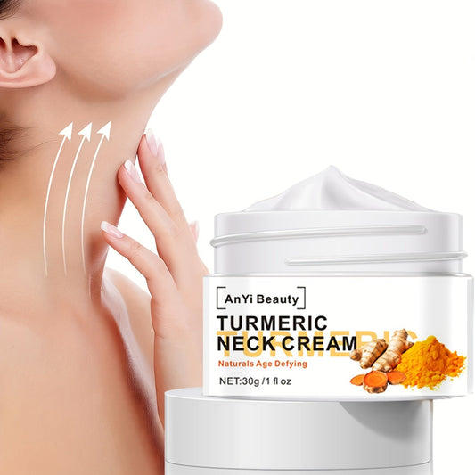 Creme facial de curcuma antienvelhecimento com retinol e ácido hialurônico para firmeza e hidratação da pele