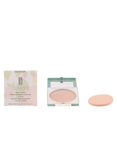 Clinique Stay Matte Sheer Pressed Powder Nº 02-Stay Neutral