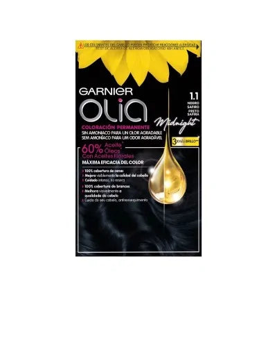 Garnier Olia Coloração Permanente Nº 1.10 Safira Negra 4 Unidades