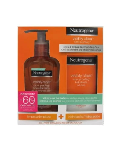 NEUTROGENA Spot Controlling Hidratante sem óleo 50ml Limpador facial 200ml