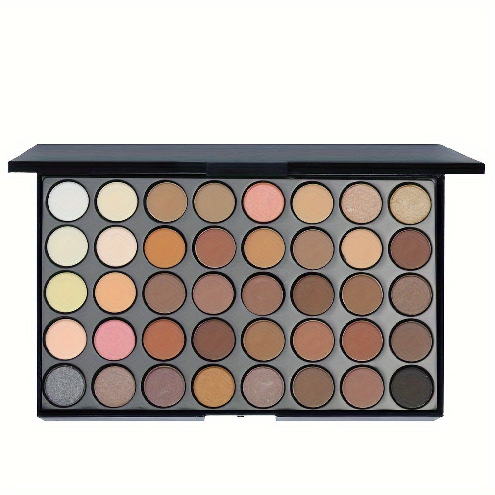 Paleta de maquiagem 40 cores com sombras mate, cintilantes, brilhantes e metálicas para olhos