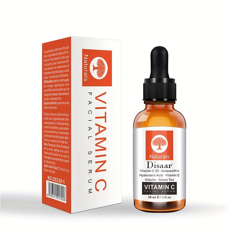 Soro facial vitamina C em frasco de 30ml da marca Naturals para hidratação da pele