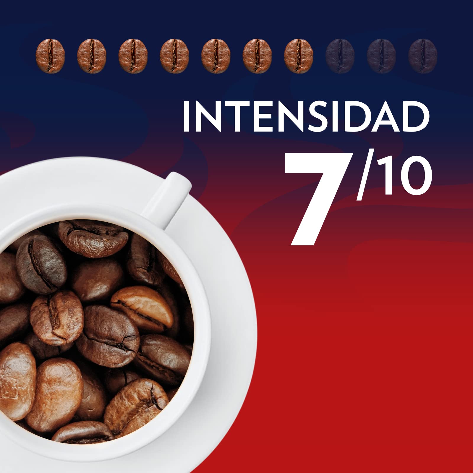 Café em grãos Lavazza Crema e Gusto Classico com intensidade 7, ideal para máquina de café espresso