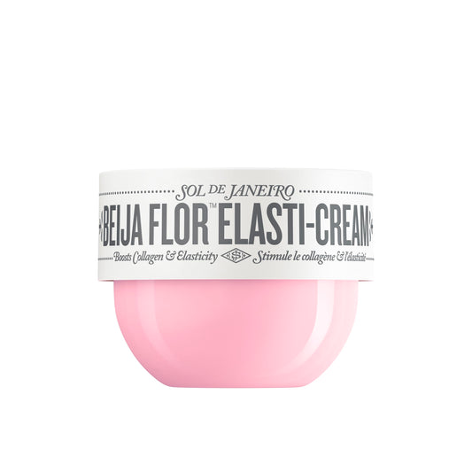 Creme corporal colágeno Beija Flor Sol de Janeiro em embalagem rosa de 75 ml