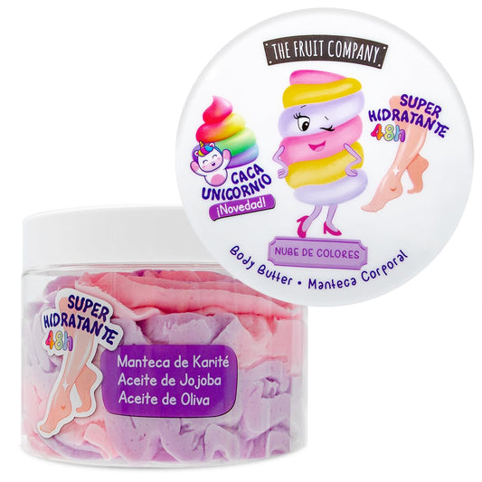 Creme corporal vegana super hidratante The Fruit Company com manteiga de karité e óleo de jojoba