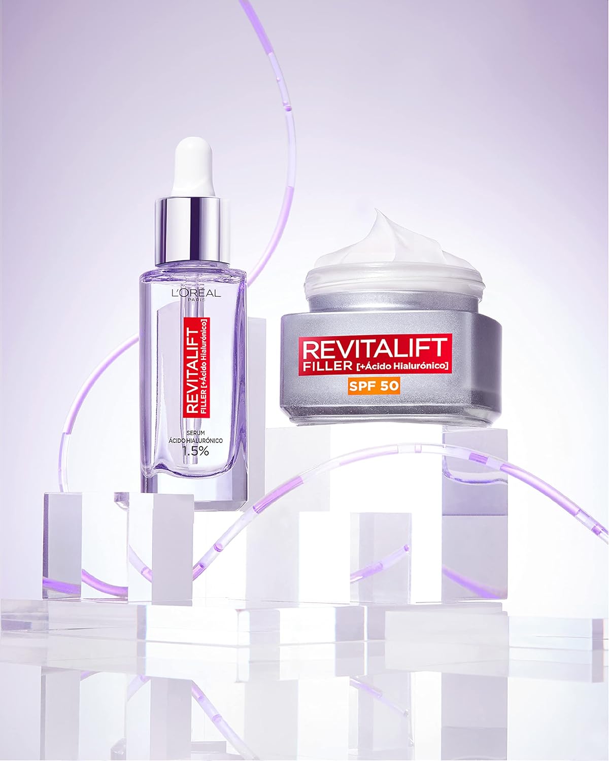 Creme L'Oreal Dermo Expertise AH com Ácido Hialurônico e FPS 50, proteção contra raios UVB e UVA, 50 ml