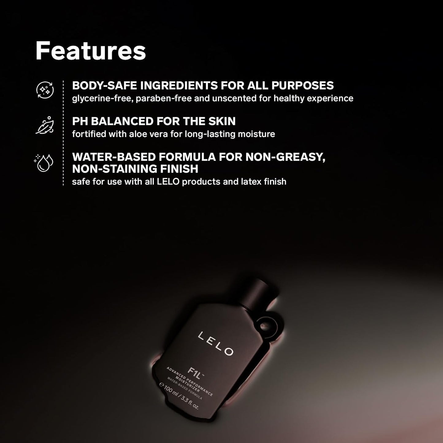 Gel lubrificante F1L a base de agua ideal para casais, seguro e de longa duração durante a relação sexual
