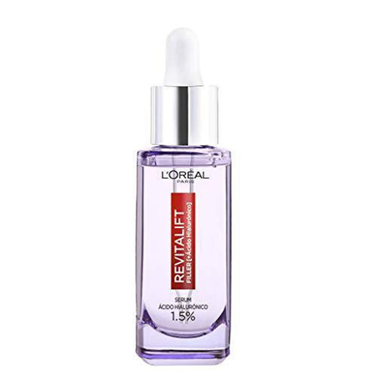 L'Oreal Paris Revitalift Filler Soro Antienvelhecimento de 30 ml com ácido hialurônico puro para rejuvenescimento da pele