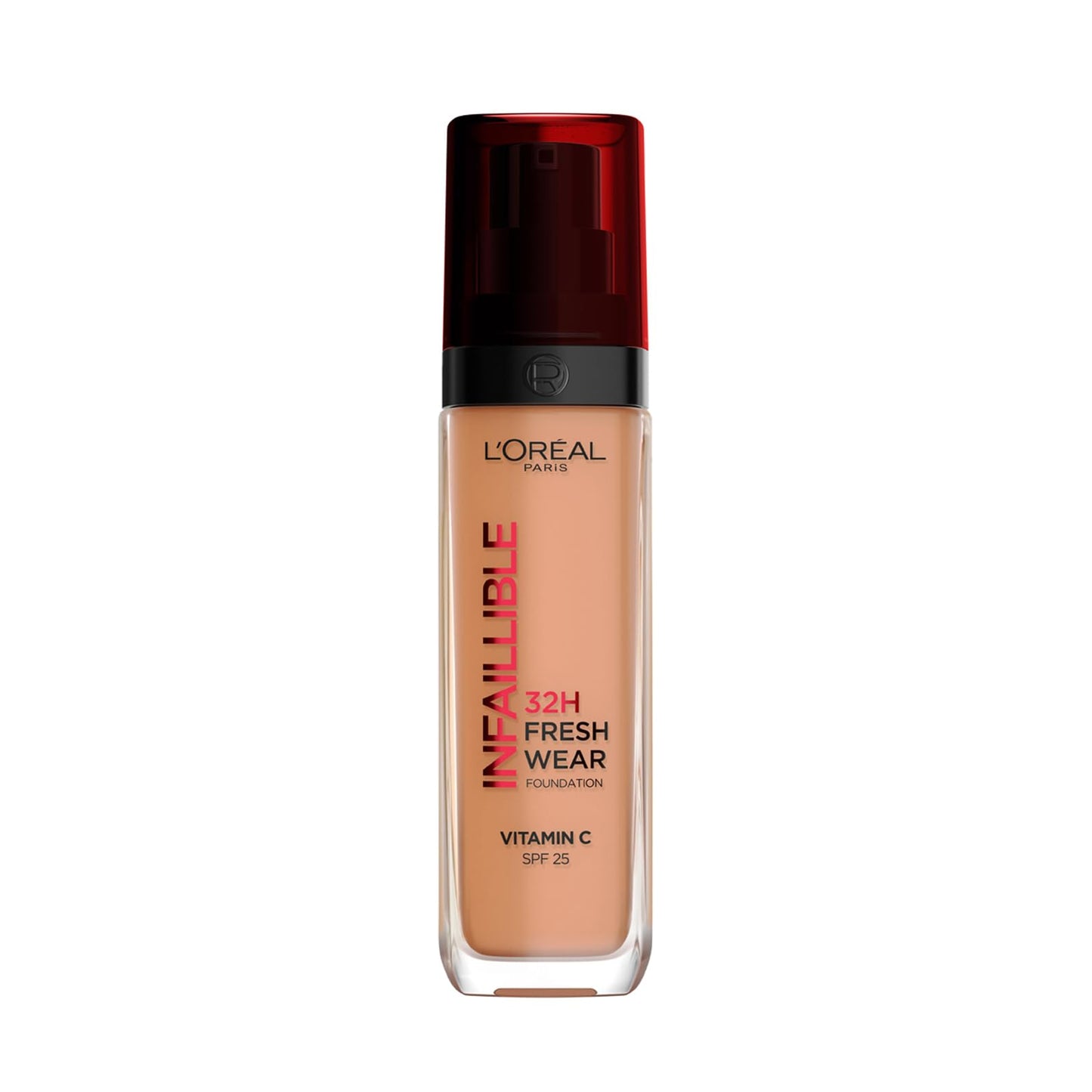 L'Oreal Paris - Base de maquiagem liquida Infaillible 32h Fresh Wear com vitamina C e proteção SPF 25