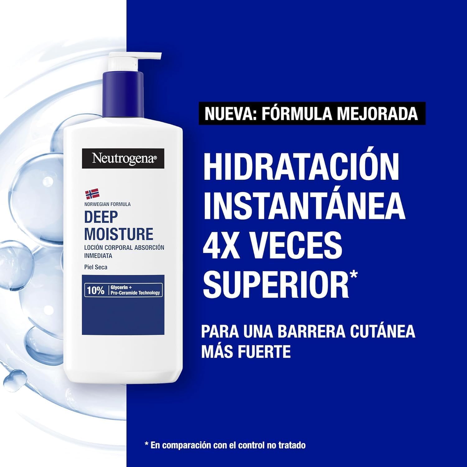 Neutrogena Norwegian Formula Locao Corporal Hidratação Profunda com Absorção Imediata, 750 ml cada, ideal para pele seca
