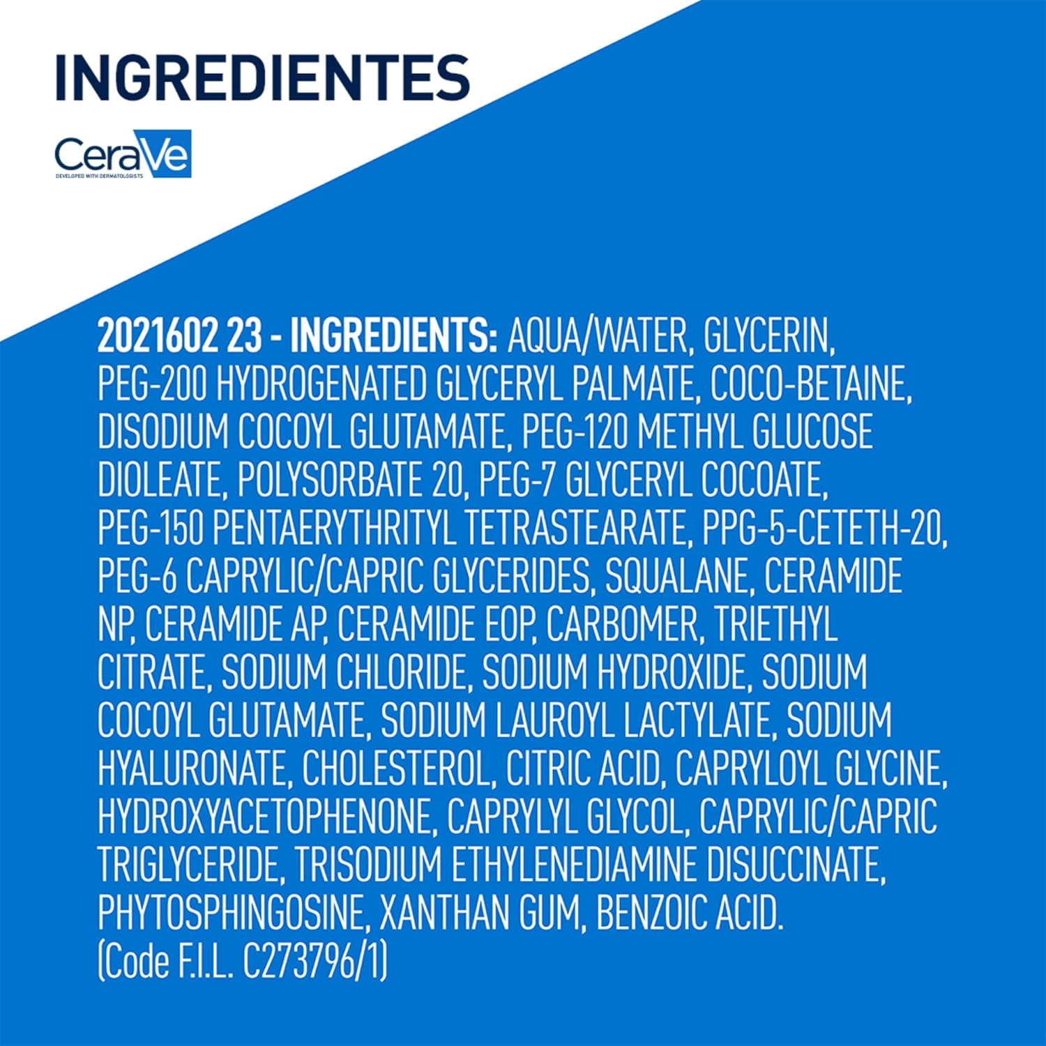 CeraVe óleo de limpeza espumante hidratante 473 ml para rosto e corpo com ácido hialurônico