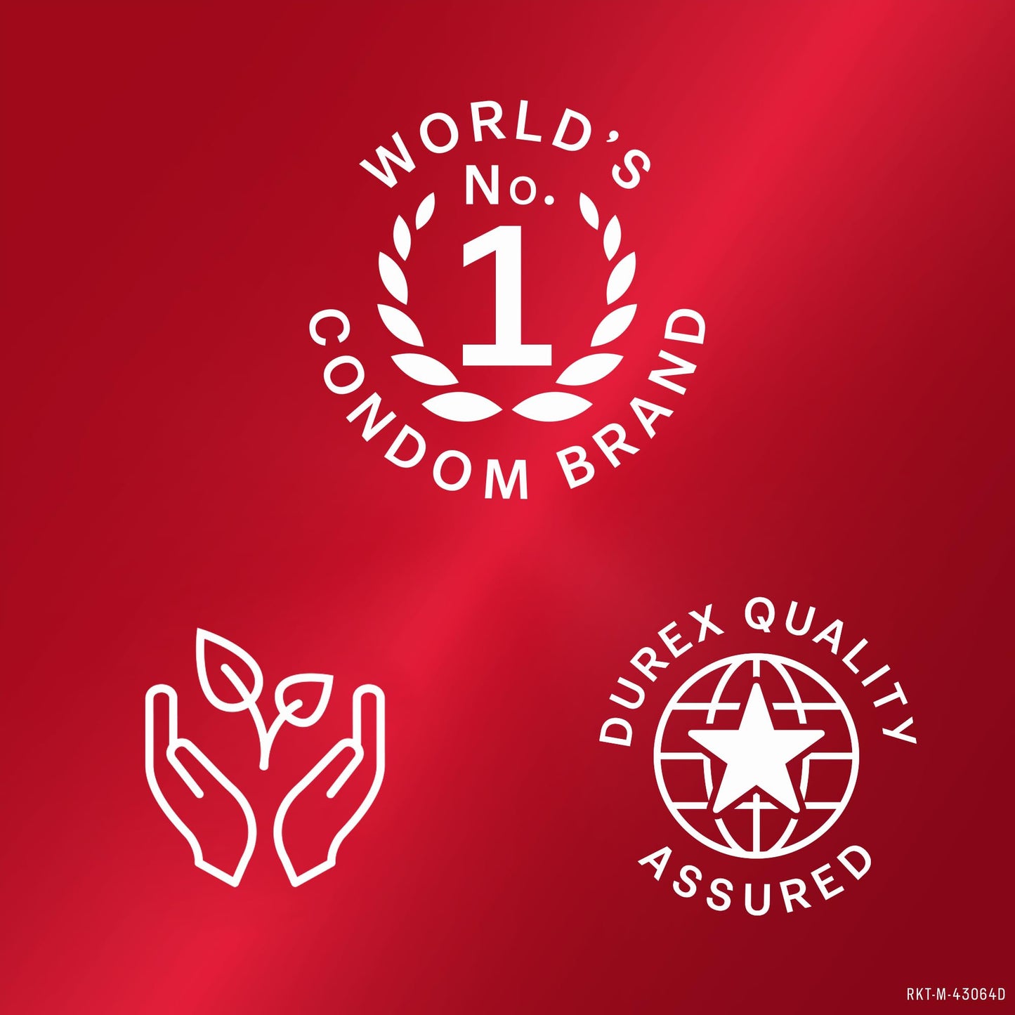 Pacote de preservativos Durex com qualidade garantida, seguro e sustentável, ideal para proteção íntima