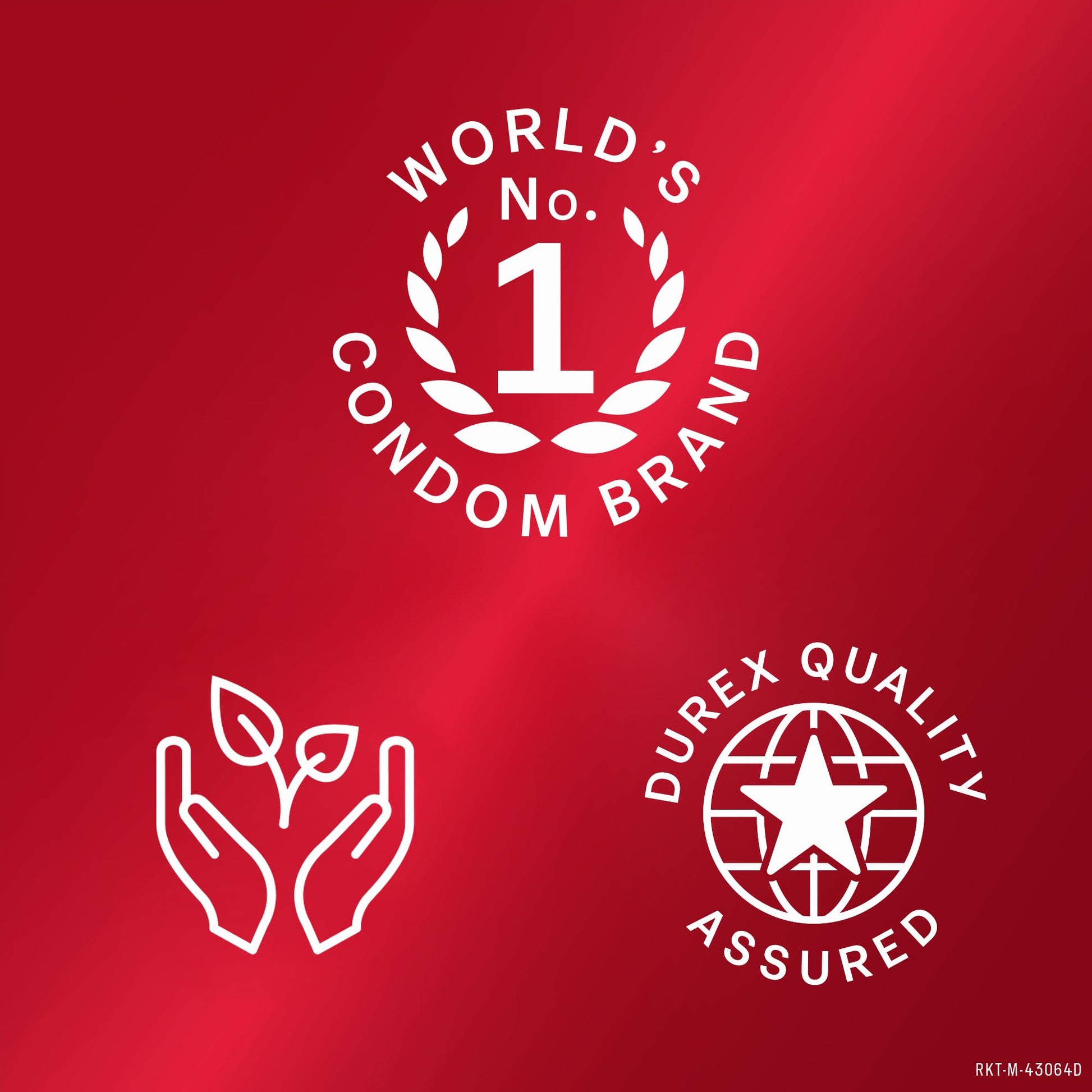 Pacote de preservativos Durex com qualidade garantida, seguro e sustentável, ideal para proteção íntima
