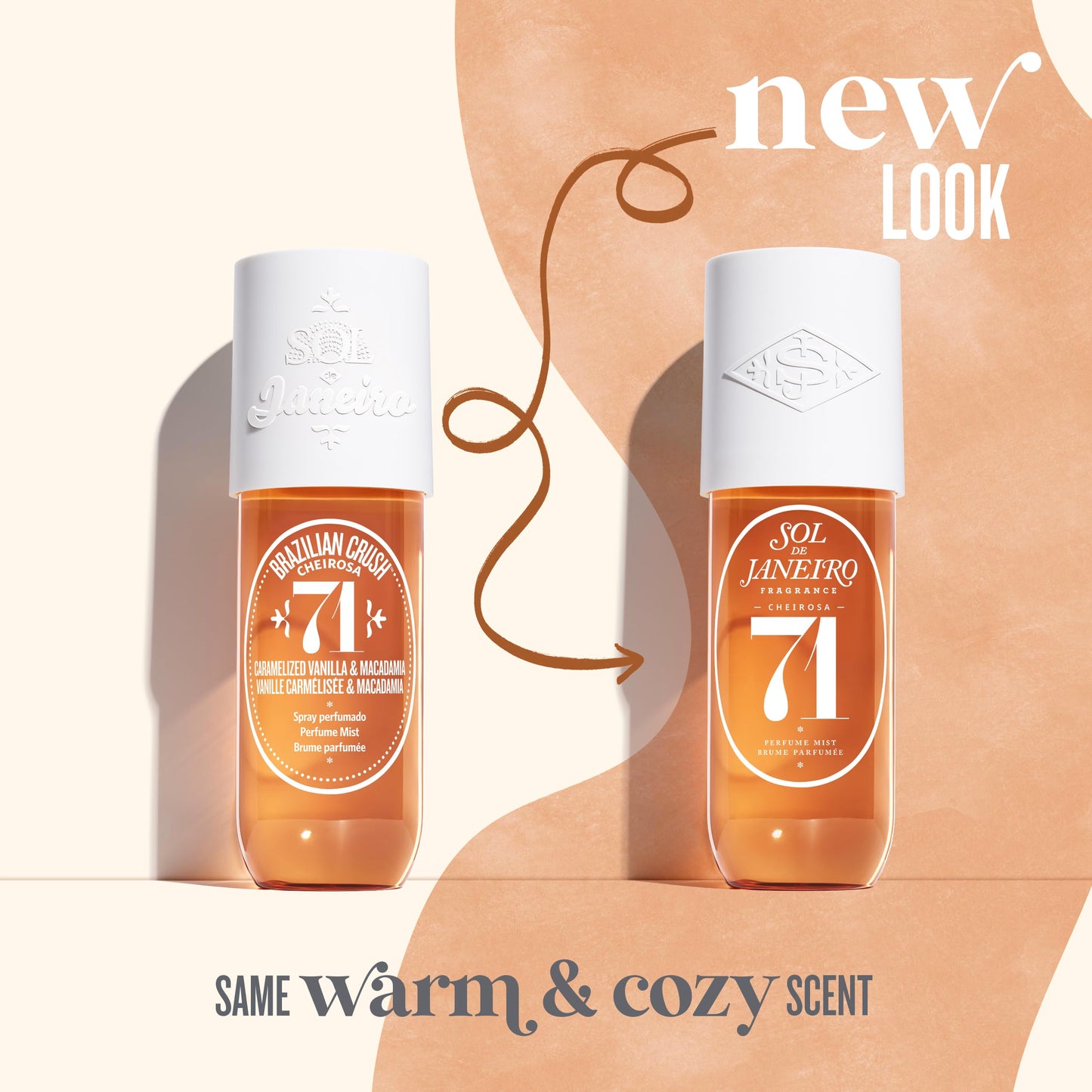 Perfume Sol de Janeiro Cheirosa 40 em frasco de 240 ml com novo design e aroma acolhedor