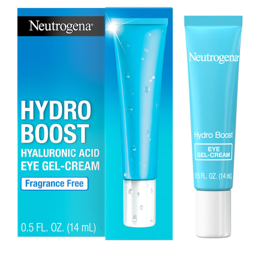 Rotina Hydro Boost Neutrogena com creme gel para olhos de ácido hialurônico 14 ml