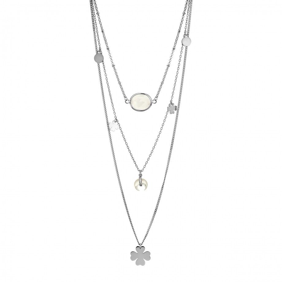 Colar Triplo Trevo Carmo Joalheiros