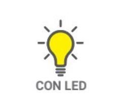 Belén mediano con luz LED, 5 piezas - Bilaminado Plata - ¡Con packaging incluido!